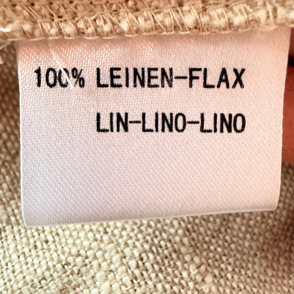 Solo German Dirndl Oktoberfest House Dress Linen Sz 18-20 Lagenlook Costume Art - Picture 10 of 10